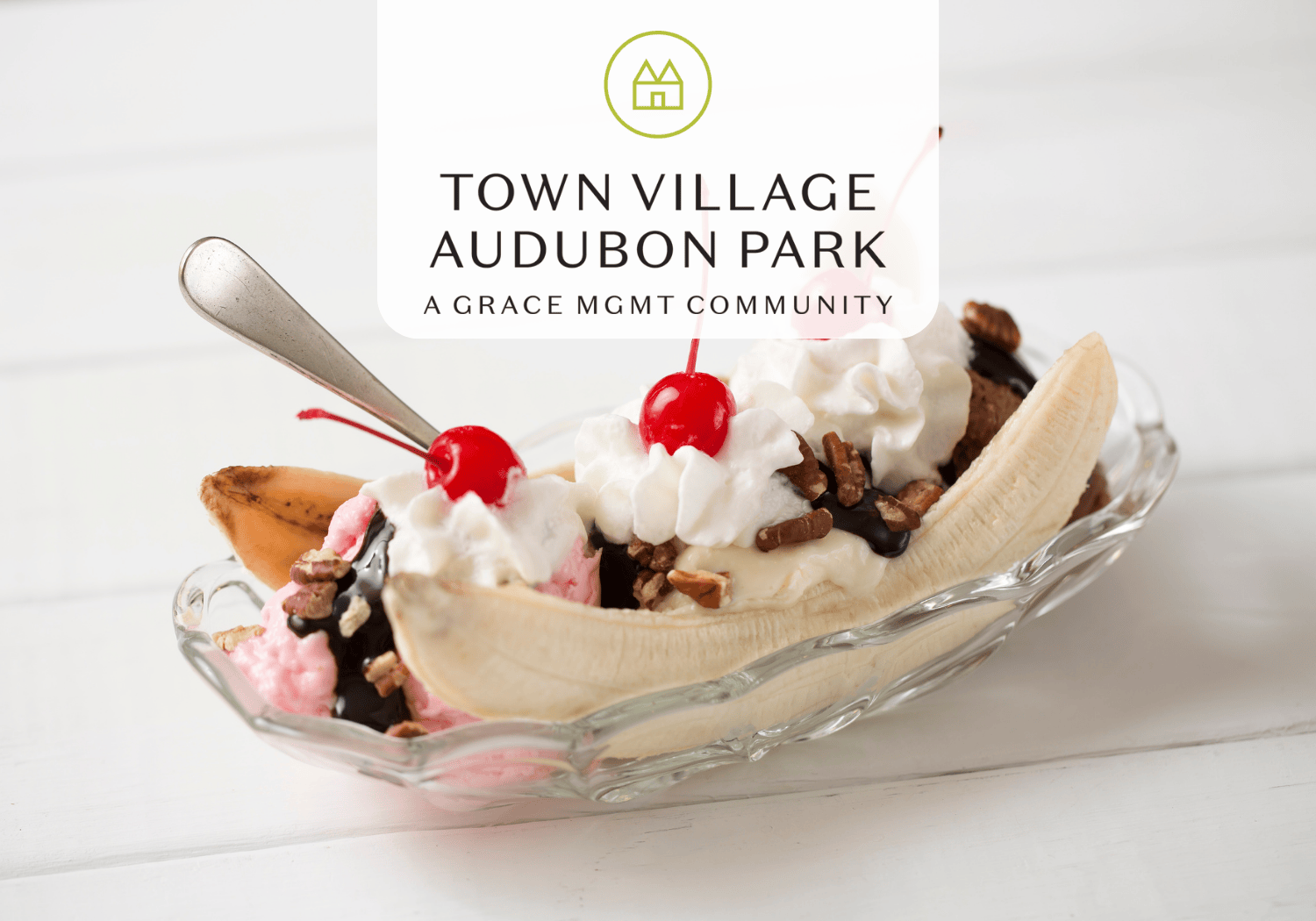 banana split - Town Village Audubon Park Banana split social